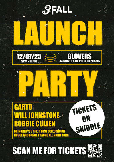 3FALL Launch Party Poster
